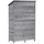 vidaXL Gartenhaus 1,06 x 0,56 m Grau