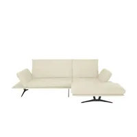 KOINOR Ecksofa  aus Flachgewebe Francis , creme , Maße (cm): B: 284 H: 93 T: 159