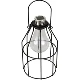 LED Laterne Solar Beleuchtung Garten Lampe Aufladbar  Vintage Solarlaterne Retro