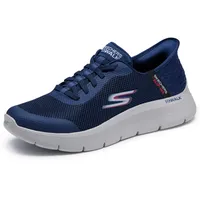 SKECHERS Go Walk Flex Navy And Grey Textile / Synthetic 43