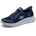 Go Walk Flex Navy And Grey Textile Synthetic 43