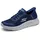 SKECHERS Go Walk Flex Navy And Grey Textile / Synthetic 43