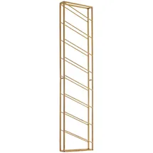 KADIMA DESIGN Weinregal 36 x 8 x 150 cm Gold