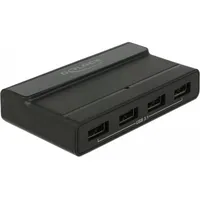 DeLock 64053 (USB-C, 4 Port Hub Schwarz