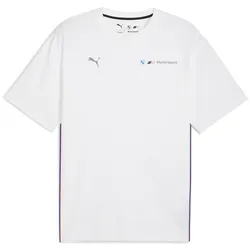 PUMA BMW M Motorsport Essentials+ Logo T-Shirt Herren 02 - PUMA white XXL