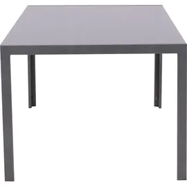 Trendline Glastisch New York Gartentisch 150 x 96 x 74 cm Anthrazit