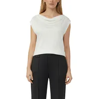 s.Oliver Wasserfallshirt Weiß 38