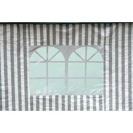 Trendline Pavillon 3 x 3 m inkl. Seitenteile grün-weiß