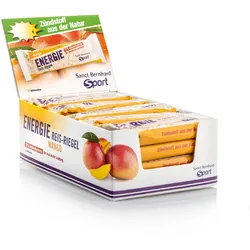 Sanct Bernhard Sport Energie Reis-Riegel Mango 20er-Pack - 1000 g