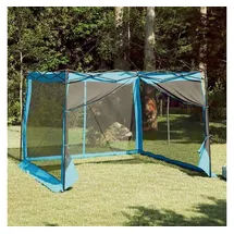 vidaXL Innenzelt mit Dach mit Speicher Blau 303 x 303 x 196 cm Taft