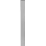 smausrom Tischfuß 70 x 70 x 720 mm Aluminium Edelstahl-Effekt
