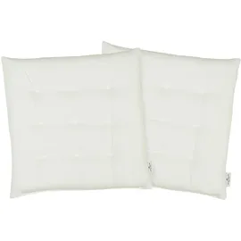 Tom Tailor Unisex Unifarbenes Sitzkissen, beige, unifarben, Gr.40/40