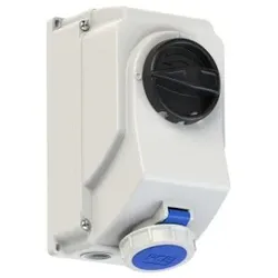 PCE 75132-6 CEE-Steckdose abschaltbar 16A 3p 6h IP66/IP67 751326