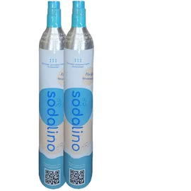 sodalino 2 x CO2-Zylinder 425g blau