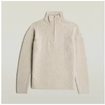 G-Star Troyer Double Collar Half Zip Knit Weiß L