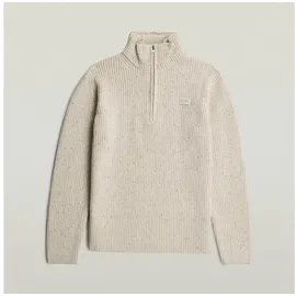 G-Star Troyer Double Collar Half Zip Knit Weiß L