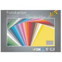 Folia Fotokarton 300 g/m2 25 Farben 35 x 50 cm 25 Blatt mehrfarbig