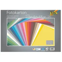 Folia Fotokarton 300 g/m2 25 Farben 35 x 50 cm 25 Blatt mehrfarbig