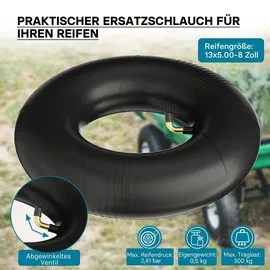 Wiltec Luftschlauch Aufsitzmäher 13x5,00-8