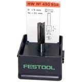 Festool HW S8 D9/23 Nutfräser 9(D)x23x55mm, 1er-Pack (490958)