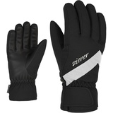 Ziener Damen KAITI Ski-Handschuhe/Wintersport | wasserdicht, atmungsaktiv, Black.White, 8