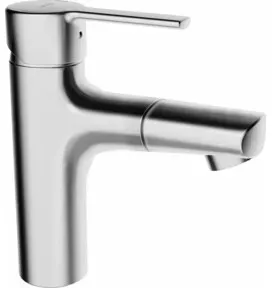 Hansa Waschtisch-Einhebelmischer HANSARONDA m herausziehbar Ausl, m ALG, A 125mm, c