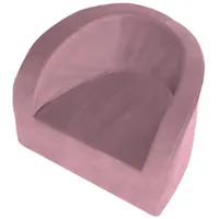 MISIOO Velvet Kindersessel - Sessel aus Schaumstoff - Samt Kindersofa - Kinderzimmer Möbel - Kindermöbel - Elegant Mini-Sessel - Licht Kinderstuhl - Lila