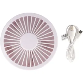 AccuCell USB Tischventilator 0 cm Tischventilator Weiß