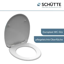 Schütte WC-Sitz Offline grau