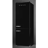 FAB38RBL6 Retro-Kühl-Gefrierkombination (481 l, 2050 mm hoch, Schwarz)