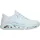 SKECHERS Uno Glide-Step Air Gliders Sneaker, Light Blue Mesh, 37
