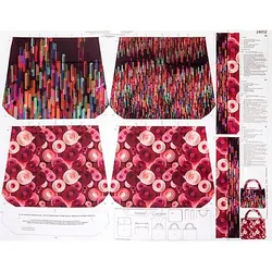Digital-Canvas-Coupon "Tasche", rosa-color