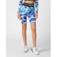 Plein Sport Damen, Tight CAMOUFLAGE, Hellblau, S