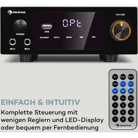 Auna AMP-2 DG Stereo-Hifi-Verstärker