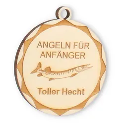 Holzmedaille Petra Pappel Sperrholz in Größe 7,0cm