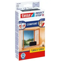 tesa Fliegengitter »Insect Stop COMFORT« 55667 für Fenster grau, 100x100 cm
