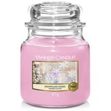 Yankee Candle Mittlere Kerze Snowflake Kisses 411 g Duftkerze