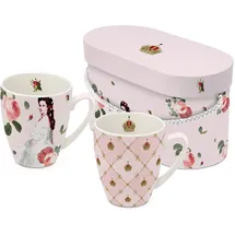 ppd Sisi and Vienna Tasse 0,35 l Rosa/Beige 2 St.