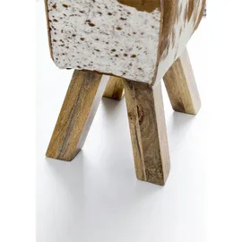 Wohnling Fußhocker WL5.109 braun Leder