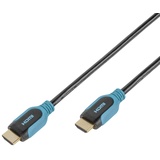 Vivanco HDMI Kabel mit Ethernet (Audio Rückkanal ARC 2,5m) blau/schwarz