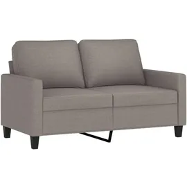 vidaXL 2-Sitzer-Sofa Taupe 120 cm Stoff