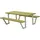 Plus Picknicktisch Wega Stahl-Holz 177 x 161 x 73 cm natur