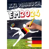 Buchfaktur Verlag XXL Malbuch zur Fußball Europameisterschaft 2024: Kinder Malbuch Fußball Europameisterschaft 2024 in Deutschland Das Fußball Geschenk für kleine Fußballfans