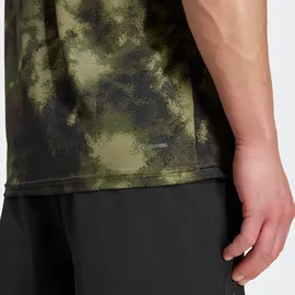 adidas Train Essentials Seasonal Allover-Print Grün M