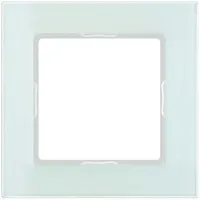 Jung Glasrahmen 1-fach mt/ws AC 581 GL WMT