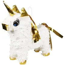 Boland Mini Pinata Einhorn 21 x 17 cm Grau/Weiß