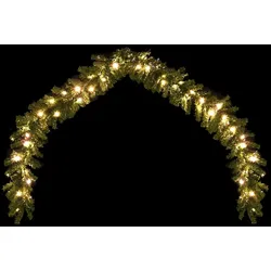 vidaXL Weihnachtsgirlande mit LED-Lichtern 5 m