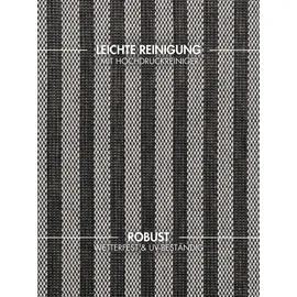 Ted Baker Linley Wendeteppich", schwarz weiß, B:200cm H:8mm L:300cm, Polypropylen, Teppiche, Teppich, Designteppich, Wetterfest, Pflegeleicht, Modern, Wohnzimmer, Terrasse