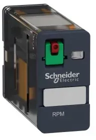 Schneider Electric RPM11P7 Leistungsrelais RPM, 1 W, 15 A, 230VAC, ohne LED, mit Prüftaste