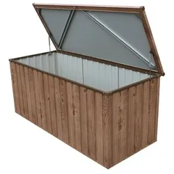 Duramax Metall Gerätebox Garten Aufbewahrungsbox Kissenbox 770 l, 174 x 73 x 73 cm
